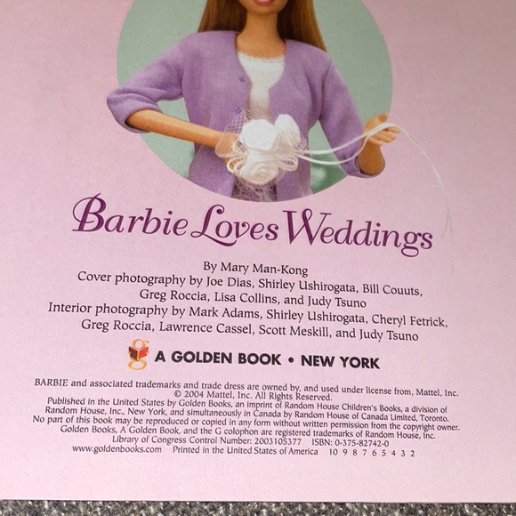 Barbie Loves Weddings picture book & Magic of Pegasus Chapter Book - Picture 9 of 10